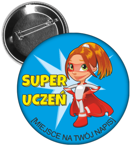 Przypinka dla wzorowego ucznia.