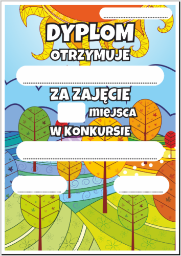 Dyplom konkurs plastyczny