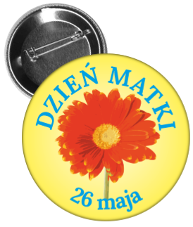 Przypinka z okazji dnia matki