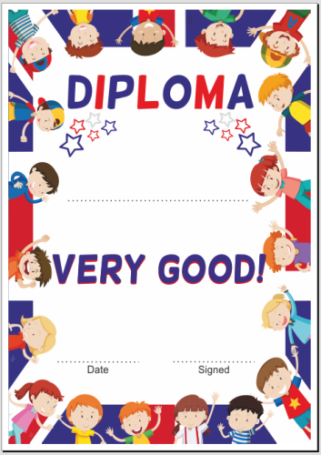 Dyplom J. angielski - wzór 14