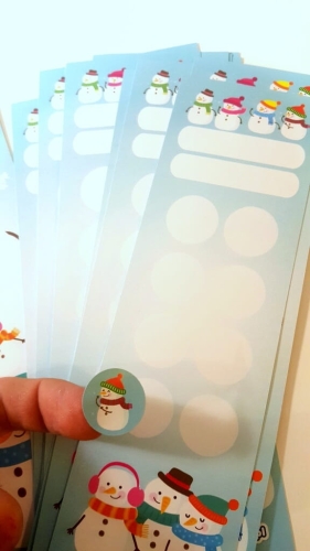 zakładki do książek z bałwankami