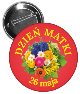 Przypinka z okazji dnia matki