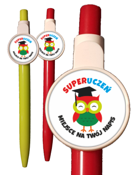 Długopis z obrazkiem w języku polskim