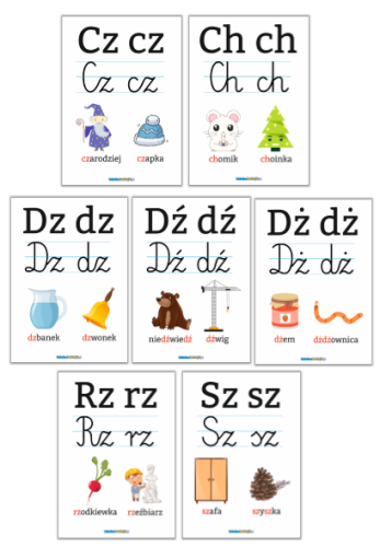 plansze edukacyjne dwuznaki