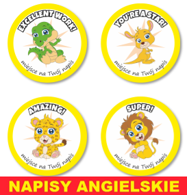 Naklejki zwierzaczki
