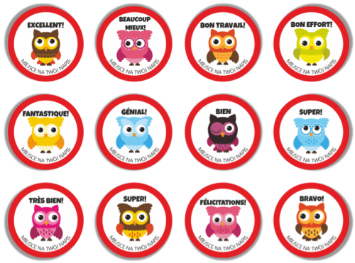 Naklejki w języku francuskim 