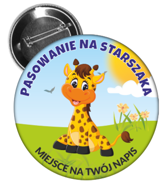 Pasowanie na starszaka- przypinka