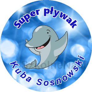 Przypinka ⌀ 37 mm zaprojektowana przez klienta