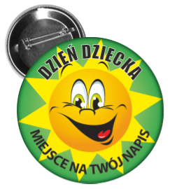 Przypinka  z okazji Dnia Dziecka.