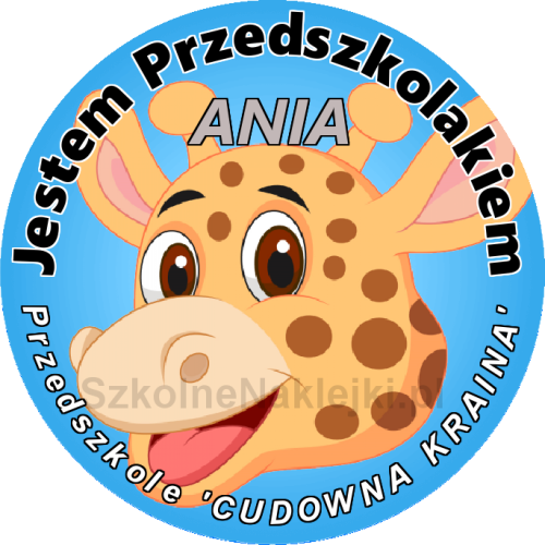 Przypinka ⌀ 58 mm zaprojektowana przez klienta