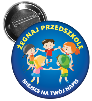 Przypinka na zakończenie przedszkola