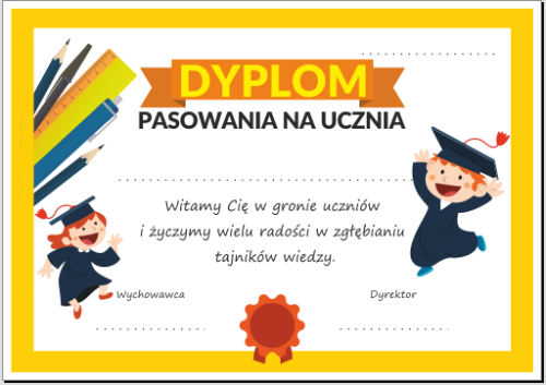 Pasowanie na ucznia dzieci