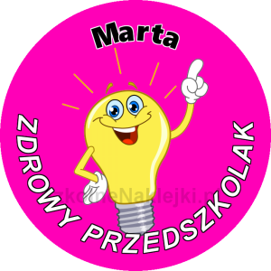Przypinka ⌀ 58 mm zaprojektowana przez klienta