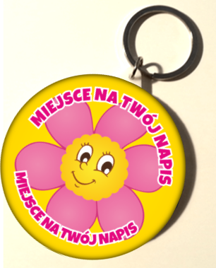 Breloczek z kwiatkiem