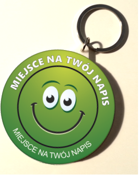 breloczek dla dzieci buźka