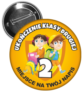 Przypinka ukończenia klasy drugiej