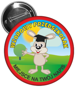 Przypinka WP - Zajączek