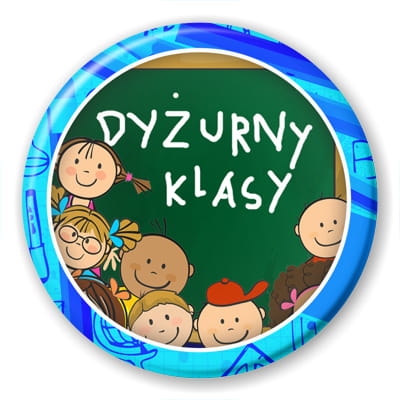Przypinka Dyżurny Klasy
