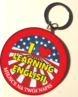 Breloczek i love learning english