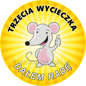 Przypinka ⌀ 58 mm zaprojektowana przez klienta