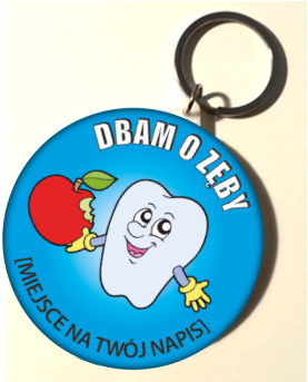 Breloczek dzielny pacjent ząb 