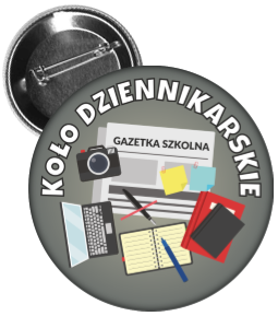 Przypinka koło dziennikarskie
