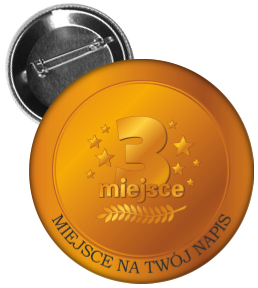 Przypinka za trzecie miejsce.