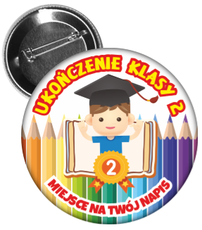 Przypinka ukończenia klasy 2