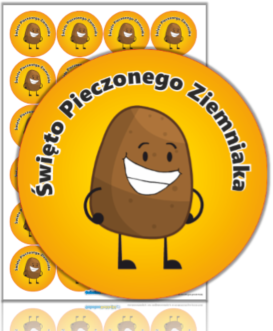 Naklejki Święto Pieczonego Ziemniaka