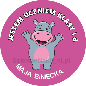 Przypinka ⌀ 58 mm zaprojektowana przez klienta