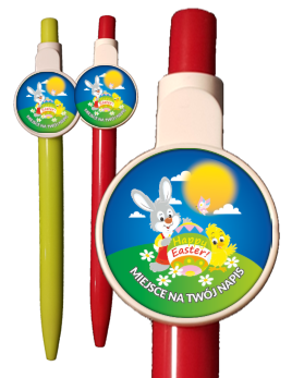 Długopis wielkanocny z obrazkiem 