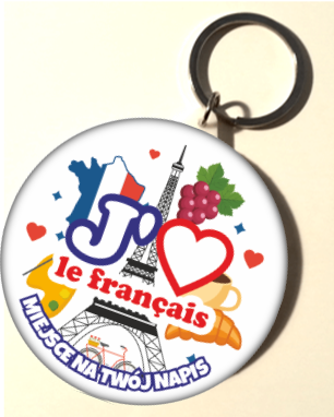 Breloczek język francuski