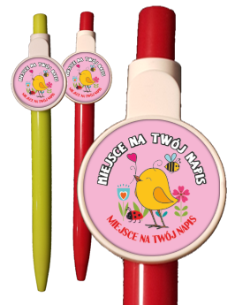 Długopis wielkanocny z obrazkiem 