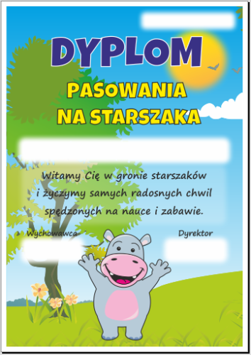pasowanie na straszaka