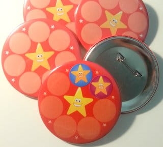 Pakiet przypinek zbieracza gwiazdki