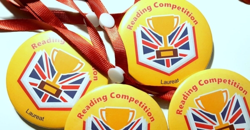 Medal na tasiemce: Język angielski (Puchar) + nadruk