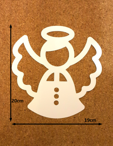 Dekoracja Świąteczna "Witraż Aniołek"