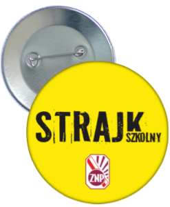 Przypinka: Strajk szkolny (ZNP)