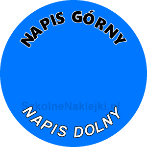 Przypinka ⌀ 58 mm zaprojektowana przez klienta