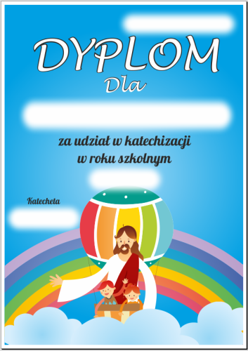 Dyplom katechizacji - wzór 5