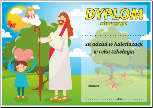 Dyplom katechizacji - wzór 8