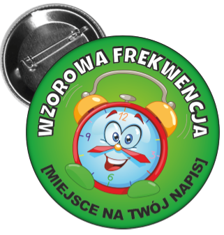 przypinka wzorowa frekwencja