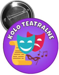 Przypinka: Koło teatralne