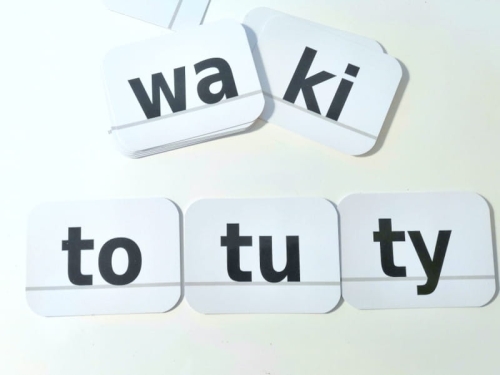 sylaby otwarte gotowe kartoniki