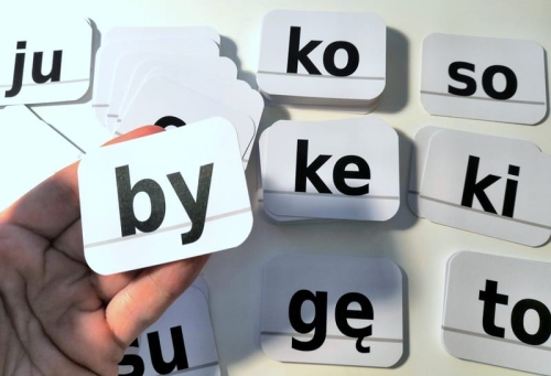 sylaby otwarte gotowe kartoniki