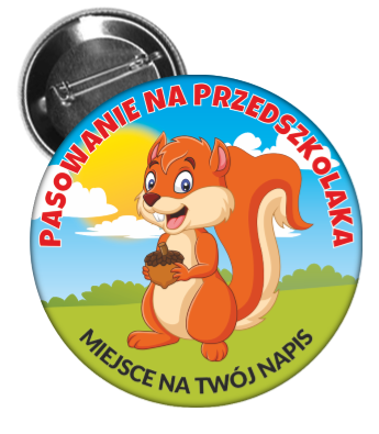 Pasowanie na przedszkolaka - wiewiórka