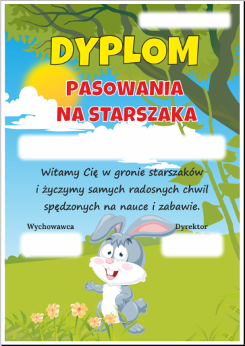 Pasowanie na starszaka - wzór 31