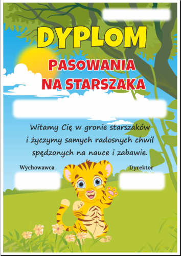Pasowanie na starszaka - wzór 34