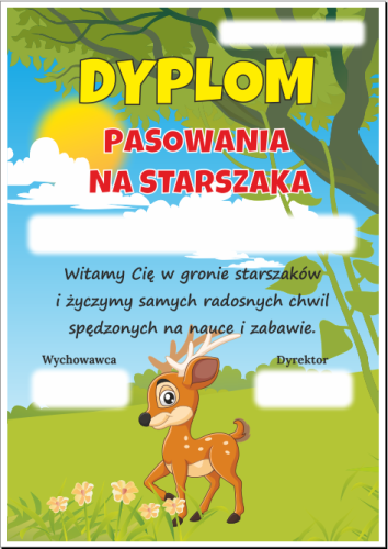 Pasowanie na starszaka - wzór 35