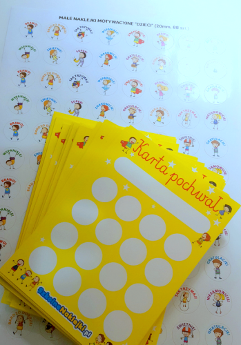Karty  + naklejki (naklejki do kupienia osobno)